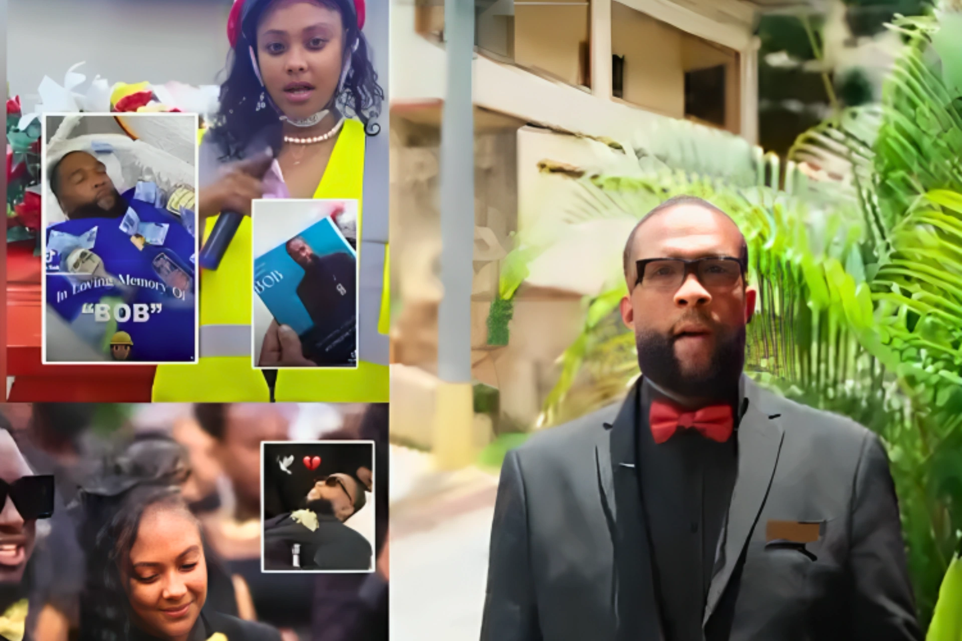 Funeral home employee pretending to be dead in a casket was tragically shot and killed
