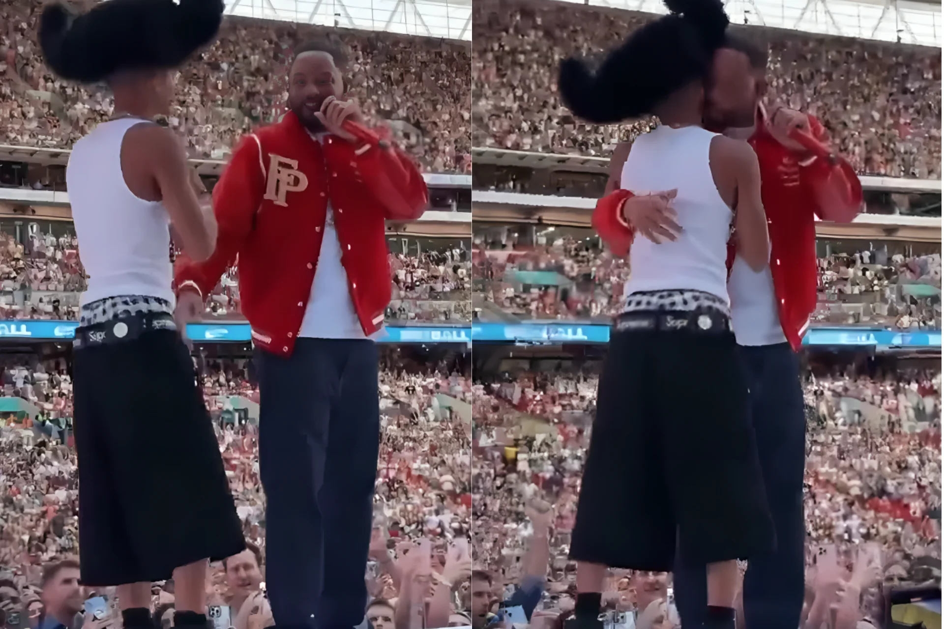 Will Smith celebrates Father's Day on stage with his Jaden Smith