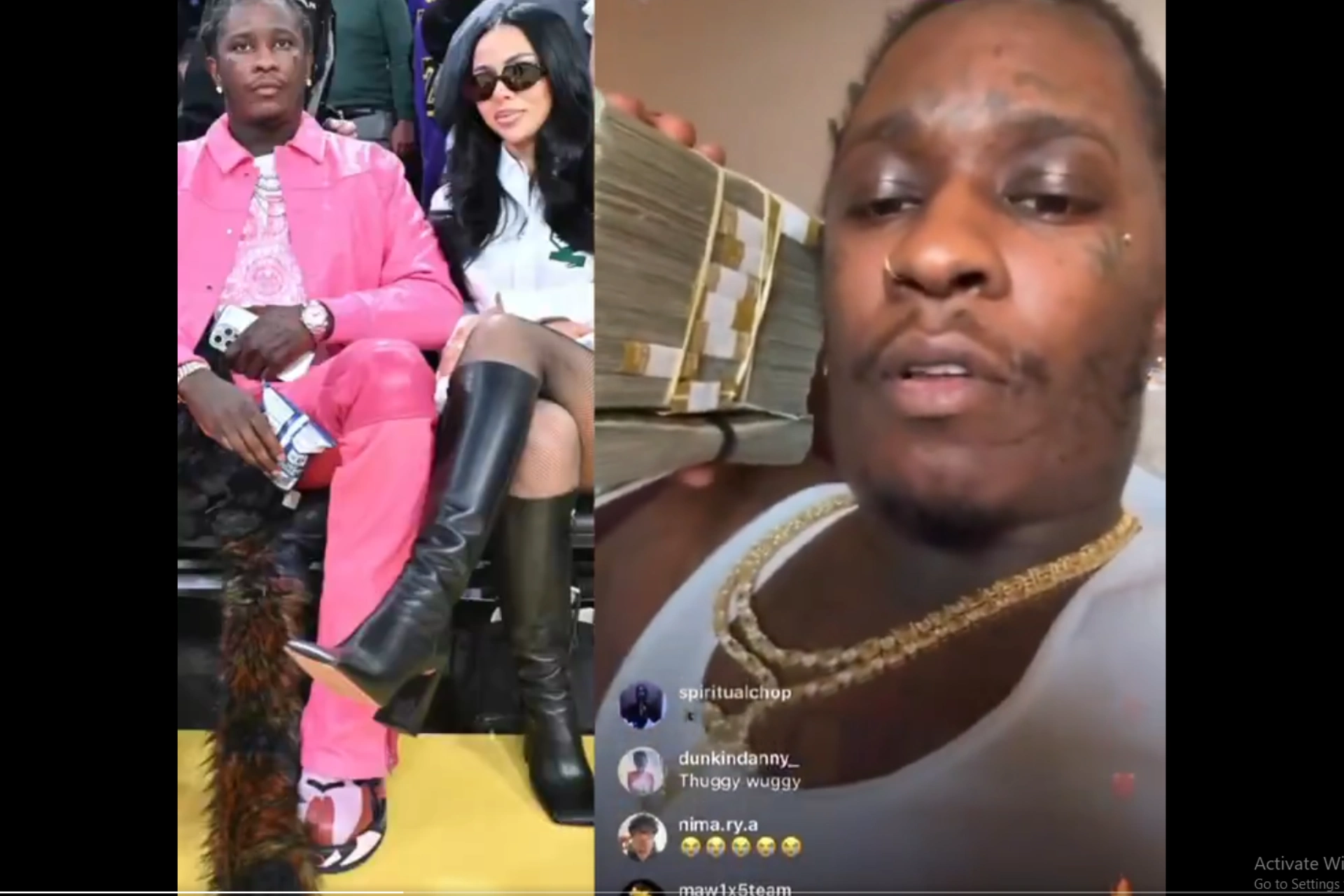 Young Thug seemingly hints at being locked in with Mariah The Scientist