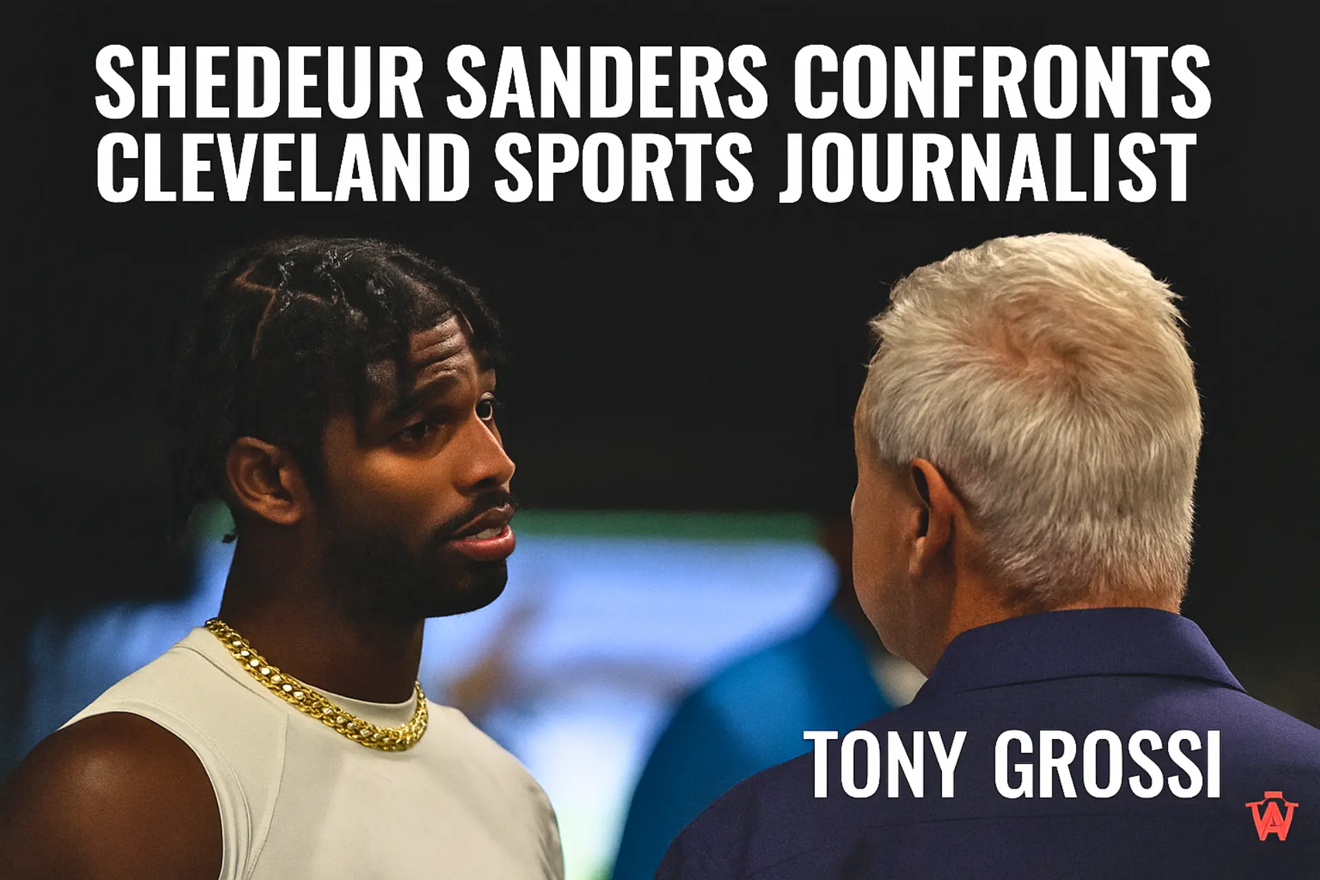 Shedeur Sanders confronts journalist