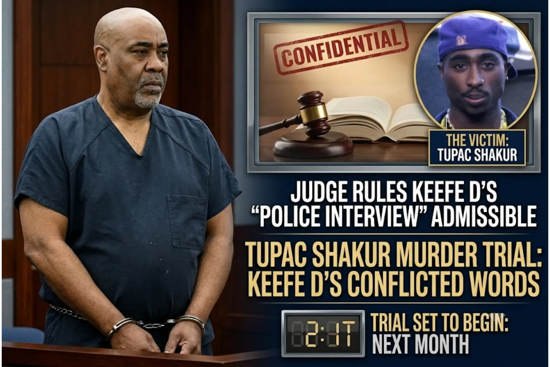 Keefe D Tupac trial