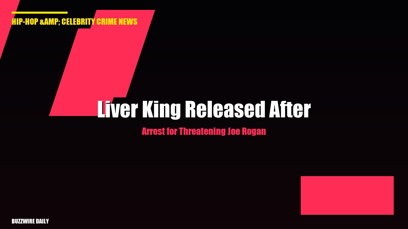 Liver King Released After Arrest for Threatening Joe Rogan
