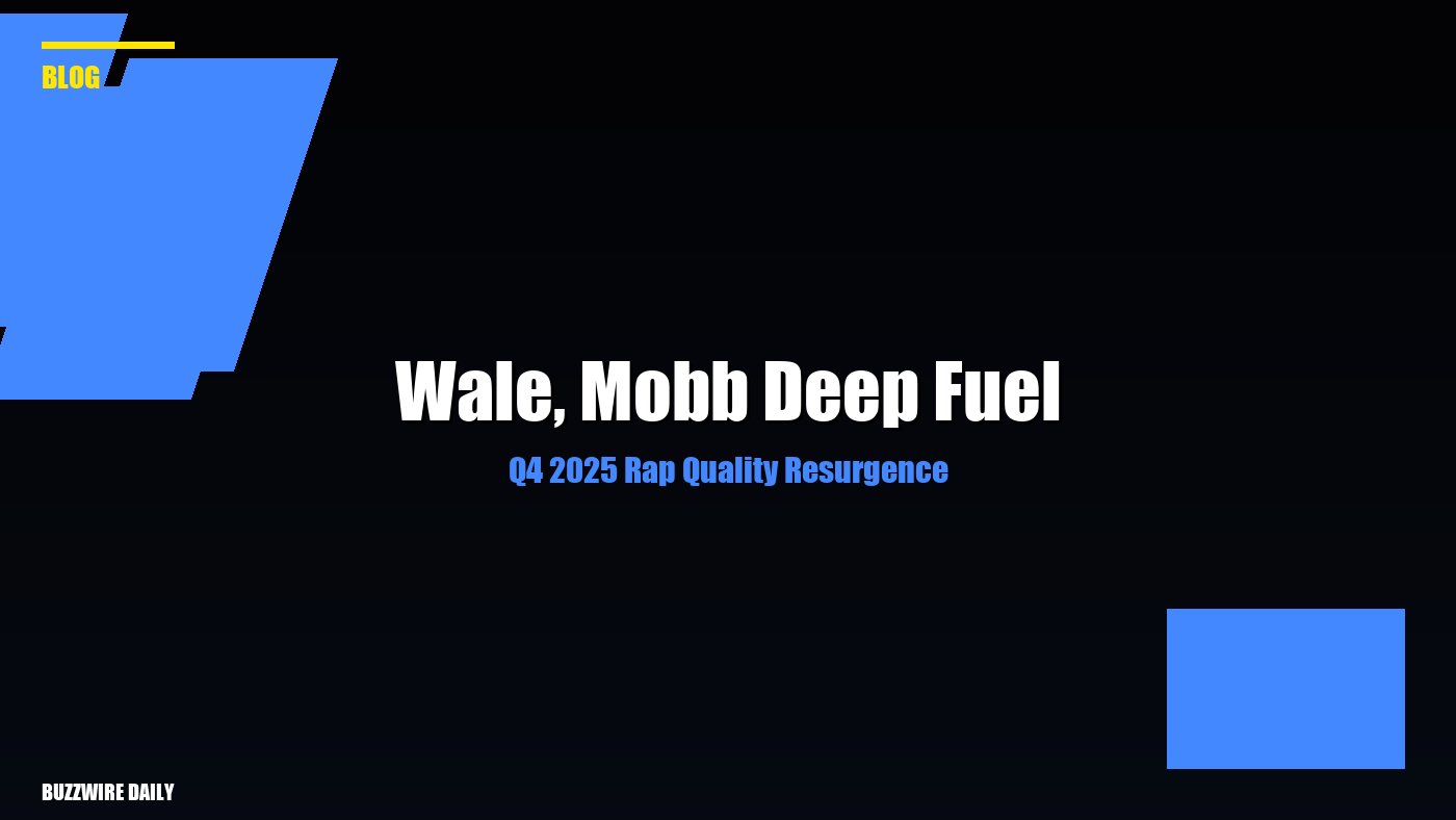 Wale, Mobb Deep Fuel Q4 2025 Rap Quality Resurgence