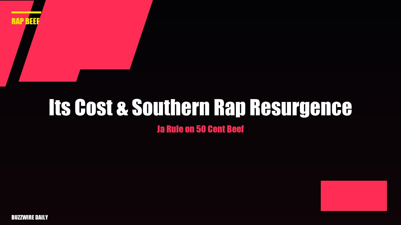 Ja Rule on 50 Cent Beef: Its Cost & Southern Rap Resurgence