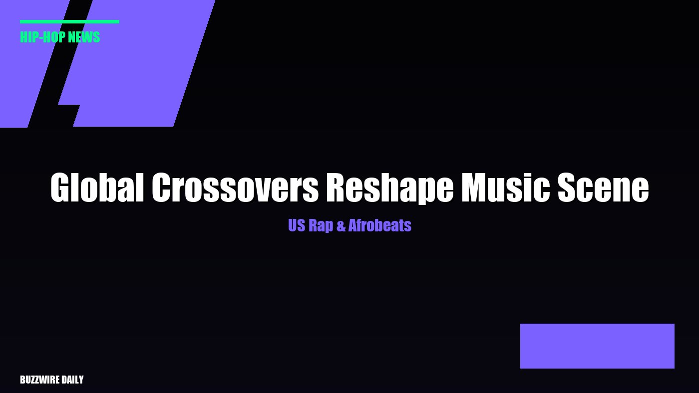 US Rap & Afrobeats: Global Crossovers Reshape Music Scene