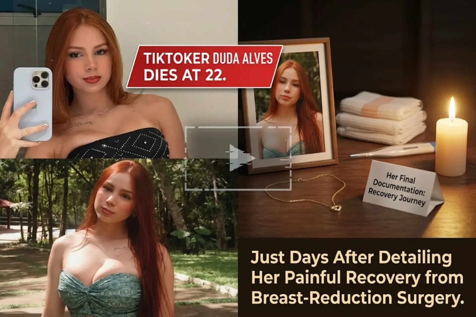 TikTok Star Duda Alves Dies at 22 Weeks After Surgery, Police Investigate